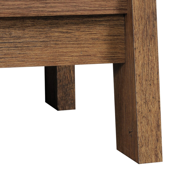 Kyree 23.54\" 5-Shelf Ladder Style Bookcase - Vintage Oak 