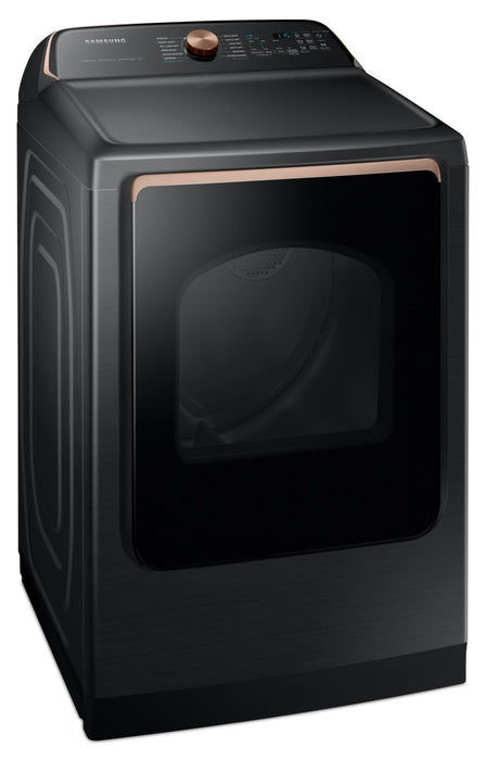 Samsung 7.4 Cu. Ft. Electric Dryer with Steam - Black Stainless Steel - DVE54CG7550VAC