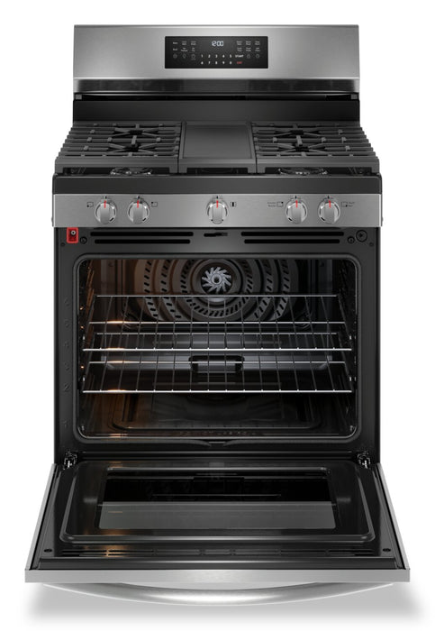 Frigidaire Gallery 5.1 Cu. Ft. Gas Range With Total Convection and Air Fry - Smudge-Proof® Stainless Steel - GCRG3060BF