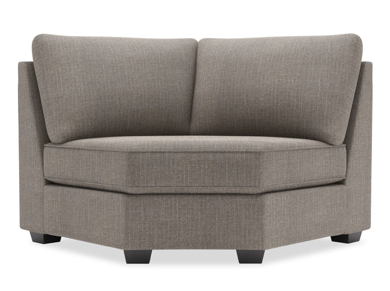 Sofa Lab Roll Curved Wedge - Luna Smoke