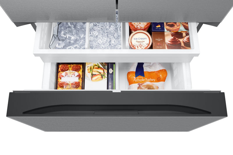 Samsung 36\" 26 Cu. Ft. SpaceMax Counter-Depth Refrigerator - Stainless Steel - RF27CG5400SRAA