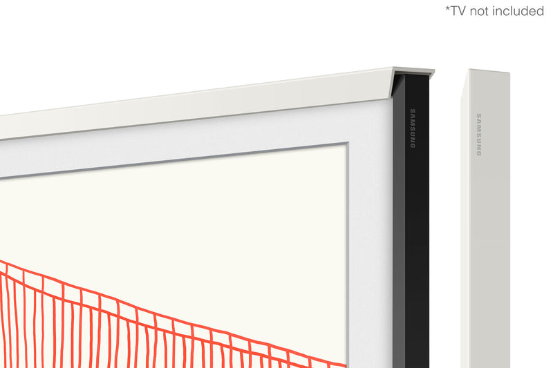 Samsung Customizable Bezel for 50\" The Frame TV - Modern White