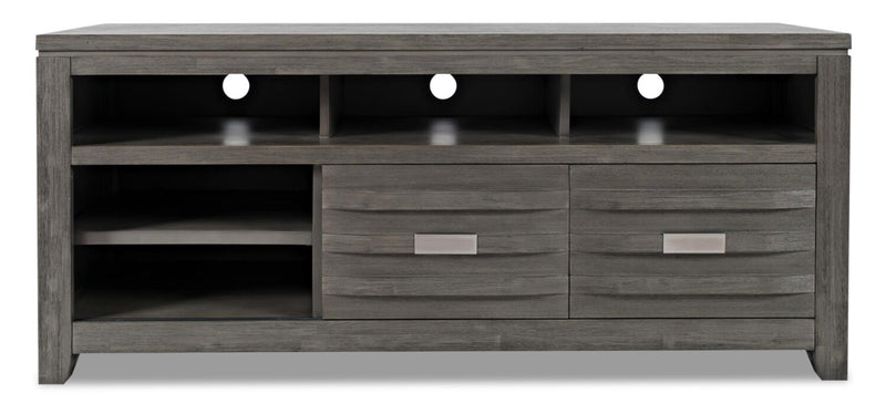 Bronx 60\" TV Stand with Storage and Cable Management for TVs up to 65\"- Grey