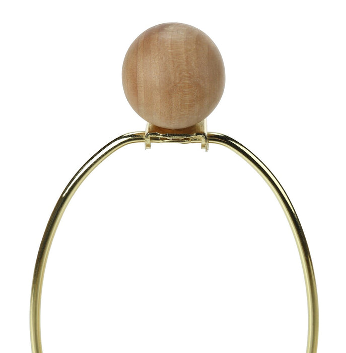 22\" Boho Brown Rope Table Lamp