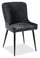 ["Lexi Dining Chair with Velvet-Look Fabric, Metal - Grey"]