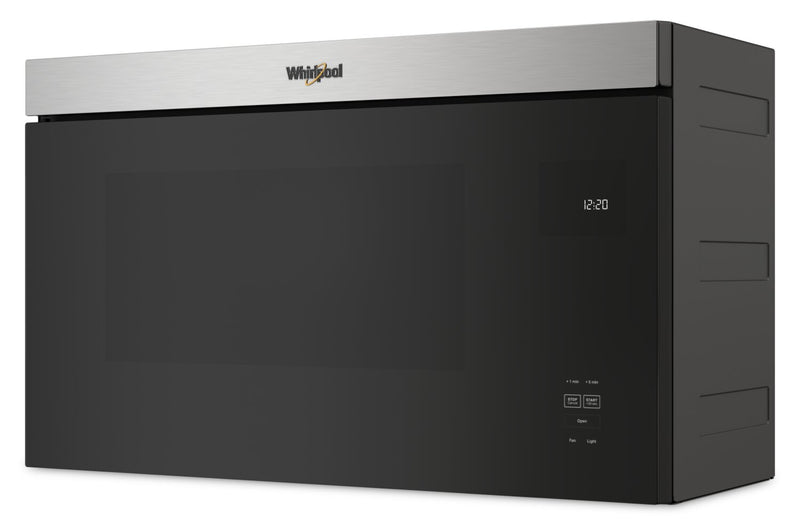 Whirlpool 1.1 Cu. Ft. Flush Over-the-Range Microwave with 900 Watts Cooking - Fingerprint Resistant Stainless Steel - YWMMF5930PZ