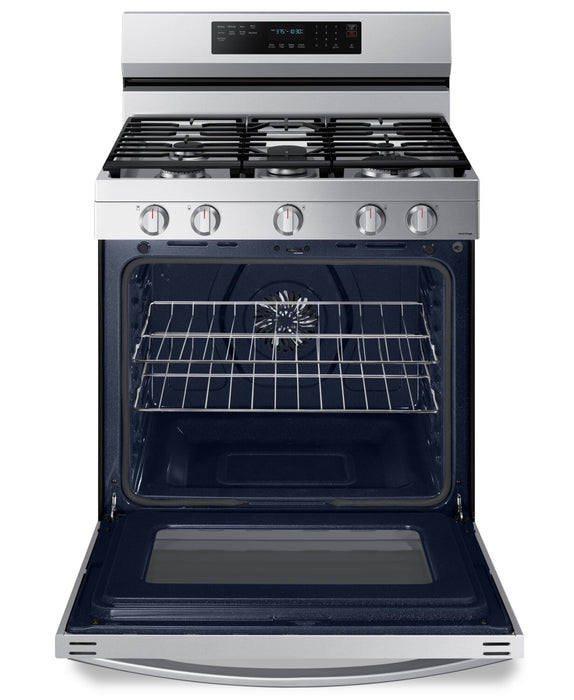 Samsung 6 Cu. Ft. Smart Gas Free Standing Range with Air Fry - Stainless Steel - NX60A6711SS/AA