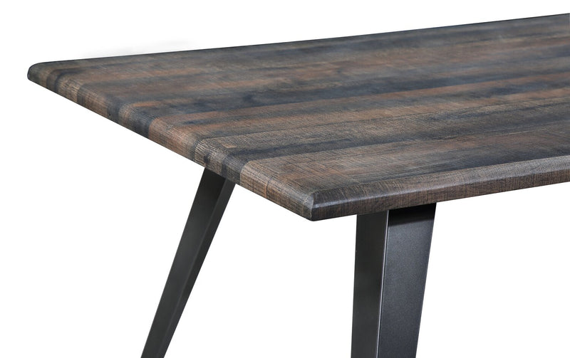 Amos Dining Table, Metal, 60\"W - Grey