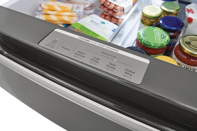 Frigidaire Gallery 36\" 26.3 Cu. Ft. Standard-Depth 4-Door French-Door Refrigerator - Smudge-Proof® Stainless Steel - GRMS2773AF