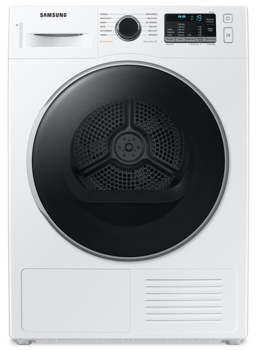 Samsung 24\" 4 Cu. Ft. Electric Dryer - White - Stackable - DV25B6800HW/AC