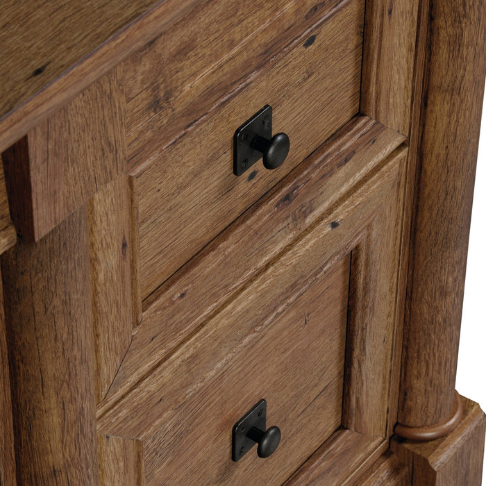 Palladia 53.15\" Office Desk with 3-Drawers - Vintage Oak