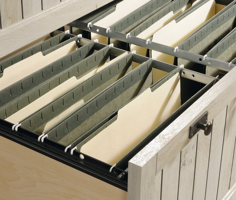 Retta 33.39\" 2-Drawer Lateral Filing Cabinet - Chalked Chestnut