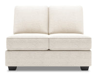 Sofa Lab Roll Armless Loveseat - Luxury Sand 