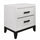 ["Kate Bedside 2-Drawer Nightstand, 23.6##PACKAGEDETAILSquot;W x 24.8##PACKAGEDETAILSquot;H - White"]