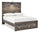 ["Abby Storage Bed with LED Light & USB Ports, Brown - Full Size"]