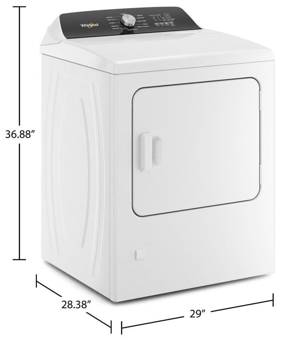 Whirlpool 7 Cu. Ft. LP Gas Dryer with Steam - White - WGD5050LW