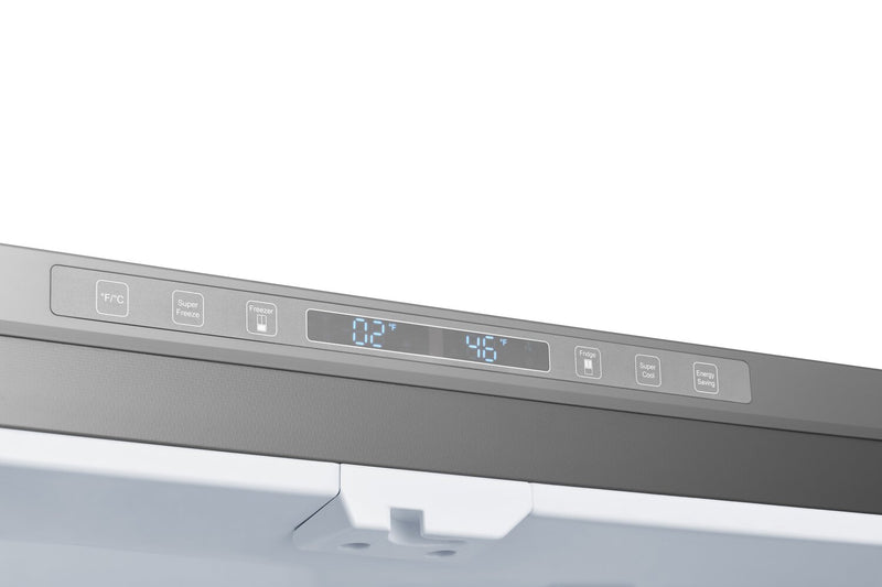 Hisense 29.9\" 20.8 Cu. Ft. French-Door Refrigerator - Stainless Steel - RF210N6ASE