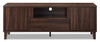 Finn 60\" TV Stand with Storage and Cable Management for TVs up to 65\"- Dark Walnut