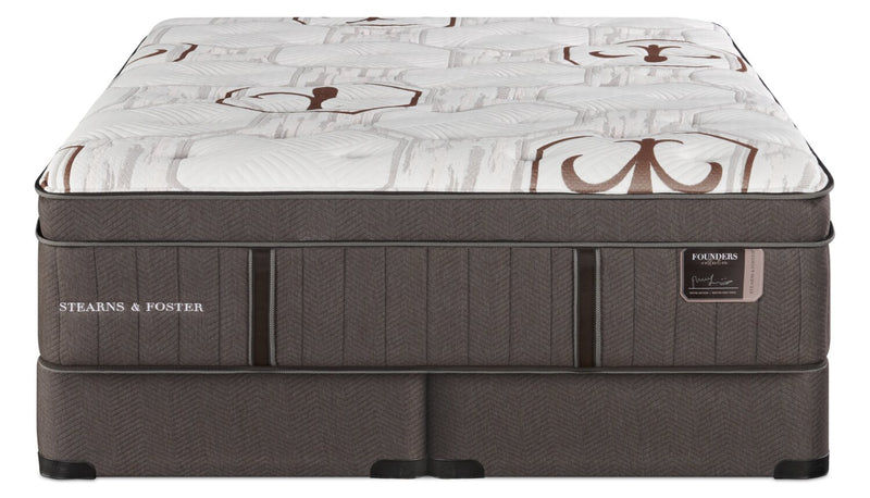 Stearns & Foster Founders Collection Cardiff City Eurotop King Mattress Set