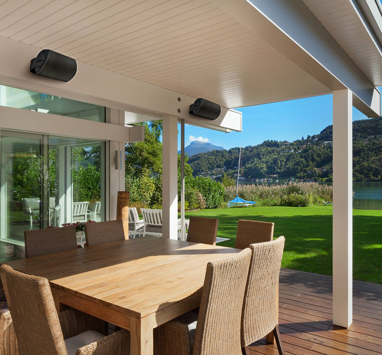 Polk Audio Atrium 6 Black Outdoor Speakers with 5.25\" Drivers - AM6085 