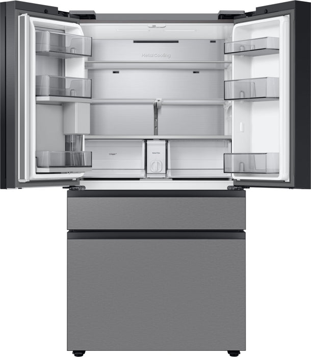 Samsung 36\" 28.8 Cu. Ft. Bespoke 4-Door with Beverage Centre Refrigerator - Stainless Steel - RF29BB8600QLAA