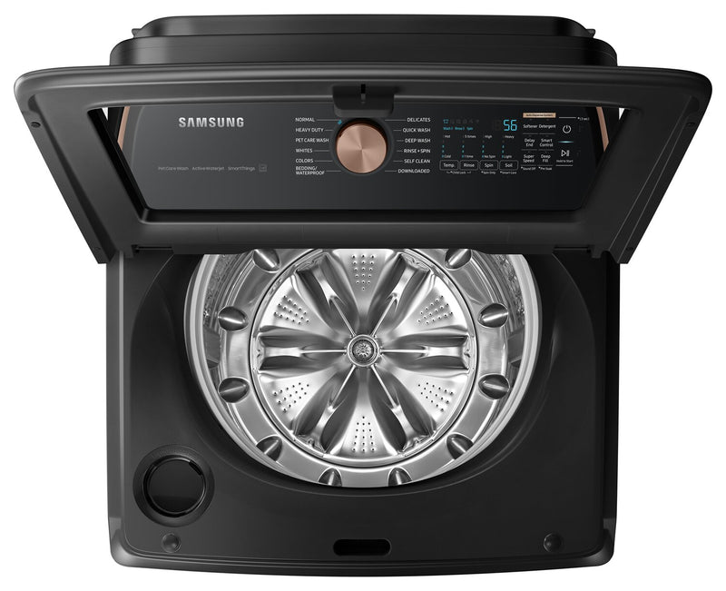 Samsung 6.2 Cu. Ft. Smart Auto Dispense Top-Load Washer and 7.4 Cu. Ft. Electric Dryer 