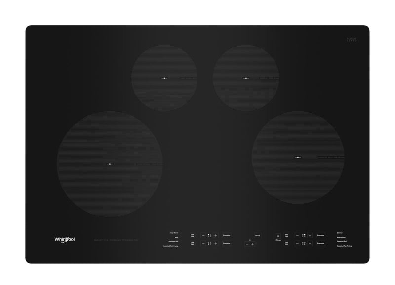 Whirlpool 30\" 4-Element Induction Cooktop - Black - WCI55US0JB