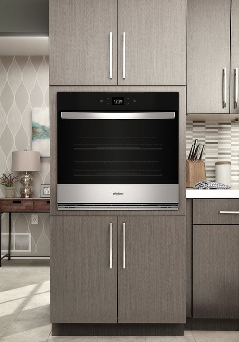 Whirlpool 27\" 4.3 Cu. Ft. Electric Single Wall Oven with Air Fry - Fingerprint Resistant Stainless Steel - WOES5027LZ
