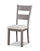 ["Krew Dining Chair with Polyester Fabric, Ladder-Back - Grey"]