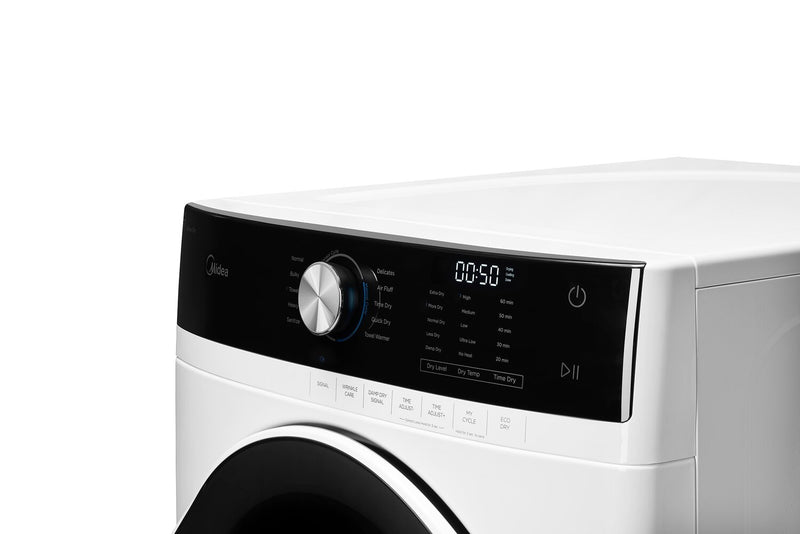 Midea 8 Cu. Ft. Electric Dryer - White - Stackable - MLE52N4AWW