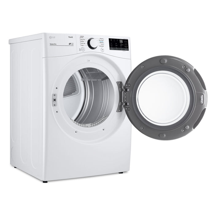 LG 7.4 Cu. Ft. Smart Electric Dryer - White - Stackable - DLE3600W
