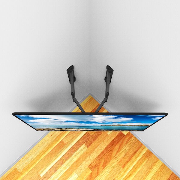 Kanto PDC650 Full motion Corner TV Mount for 37” - 70” Televisions