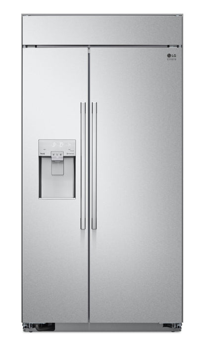 LG Studio 42\" 26 Cu. Ft. Side-by-Side Built-In Refrigerator - Smudge Proof Stainless Steel - SRSXB2622S