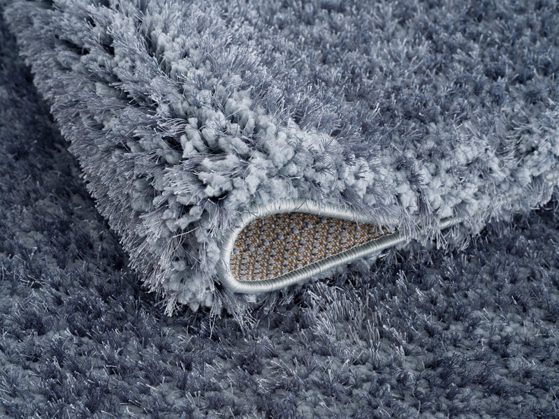 Lawson Blue Shag Area Rug - 5' x 7'