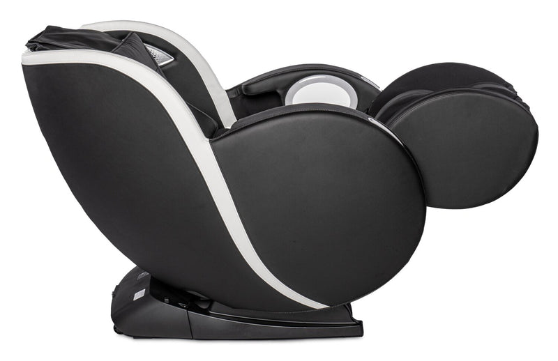 Panasonic Urban 29.5\" Leather-Look Fabric Massage Chair with Bluetooth and USB Port - Black