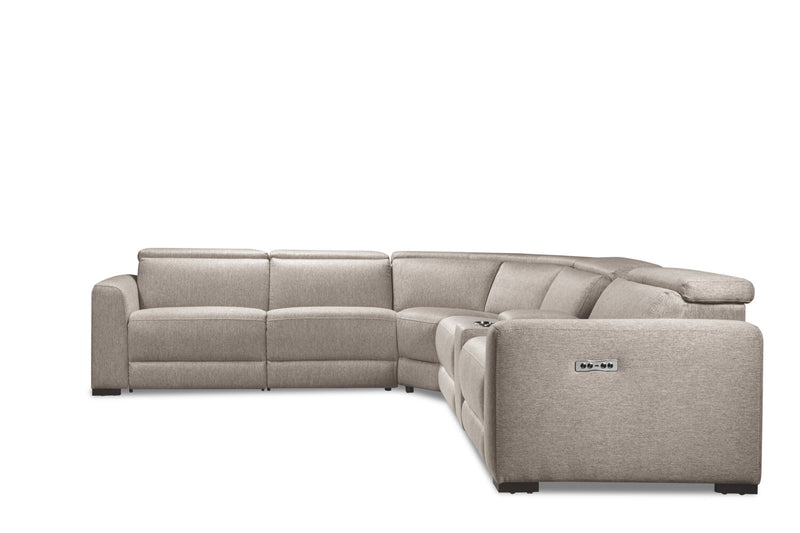 Adelaide 6-Piece Power Reclining Sectional - Grey