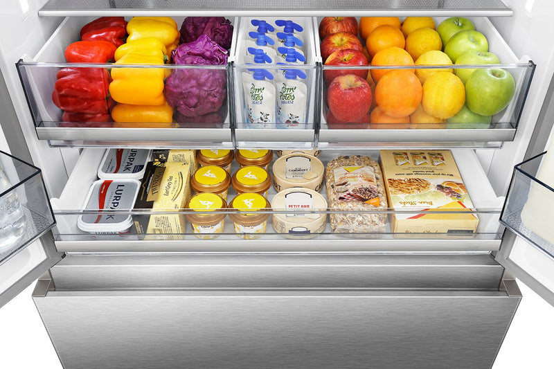 Hisense 36\" 22.4 Cu. Ft. French-Door Refrigerator - Stainless Steel - RF225C3CSEI