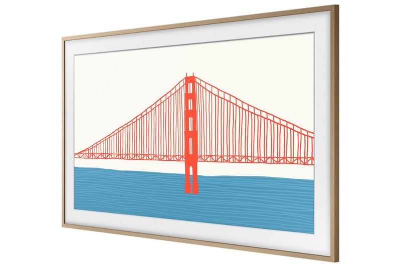 Samsung Customizable Bezel for 50\" The Frame TV - Modern Teak