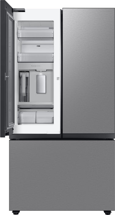 Samsung 36\" 30.1 Cu. Ft. Bespoke French-Door Refrigerator - Stainless Steel - RF30BB6600QLAA