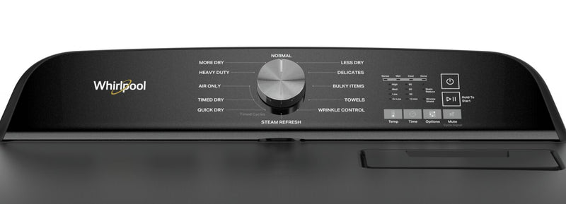 Whirlpool 7 Cu. Ft. Electric Dryer - Volcano Black - YWED6150PB