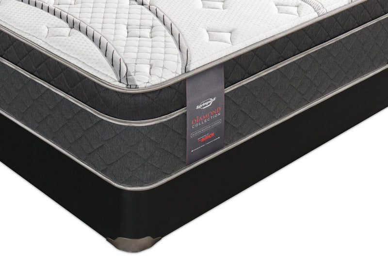 Springwall Radiant Eurotop Low-Profile Queen Mattress Set