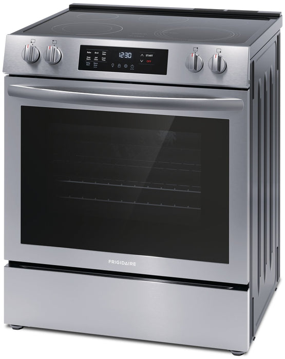 Frigidaire 5.3 Cu. Ft. Electric Range With EvenTemp™ Element and Convection Bake - Stainless Steel - FCFE308CAS