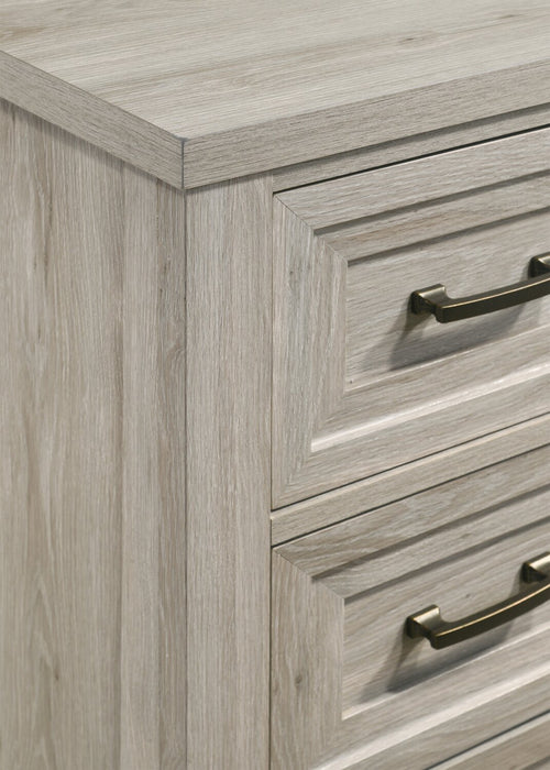 Lara Bedroom 7-Drawer Dresser, 60.6\"W x 38\"H - Antique Grey