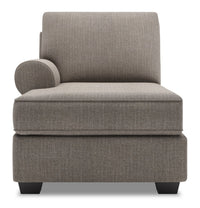 Sofa Lab Roll LAF Chaise - Luna Smoke 