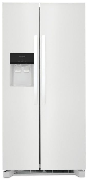 Frigidaire 33\" 22.3 Cu. Ft. Standard-Depth Side-by-Side Refrigerator - White - FRSS2323AW