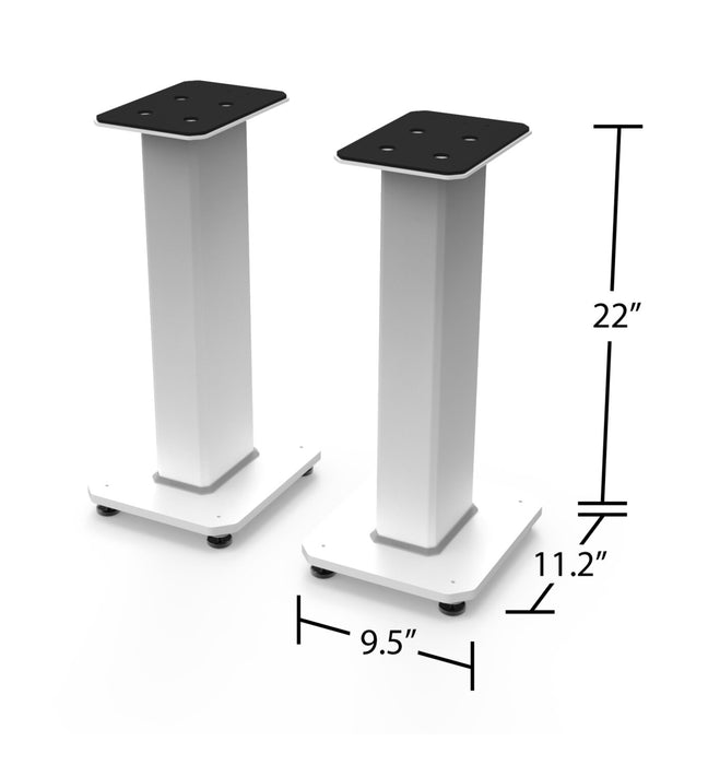 Kanto Living 22\" SX Fillable Speaker Floor Stands - SX22W
