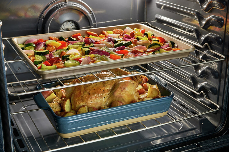 Maytag 6.4 Cu. Ft. Electric Range with Air Fry and AquaLift® - Fingerprint Resistant Stainless Steel - YMES8800PZ