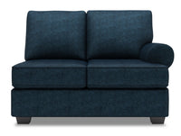 Sofa Lab Roll RAF Loveseat - Luxury Indigo 