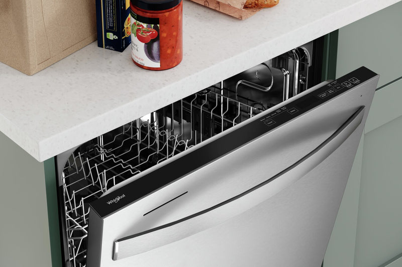 Whirlpool 24\" 50 dBA Built-In Top-Control Dishwasher - Fingerprint Resistant Stainless Steel - WDT740SALZ