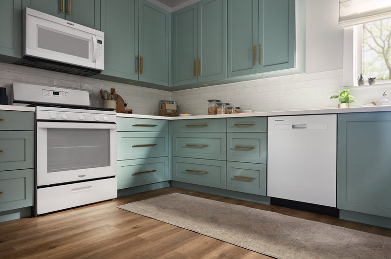 Whirlpool 24\" 55 dBA Built-In Top-Control Dishwasher - White - WDP540HAMW